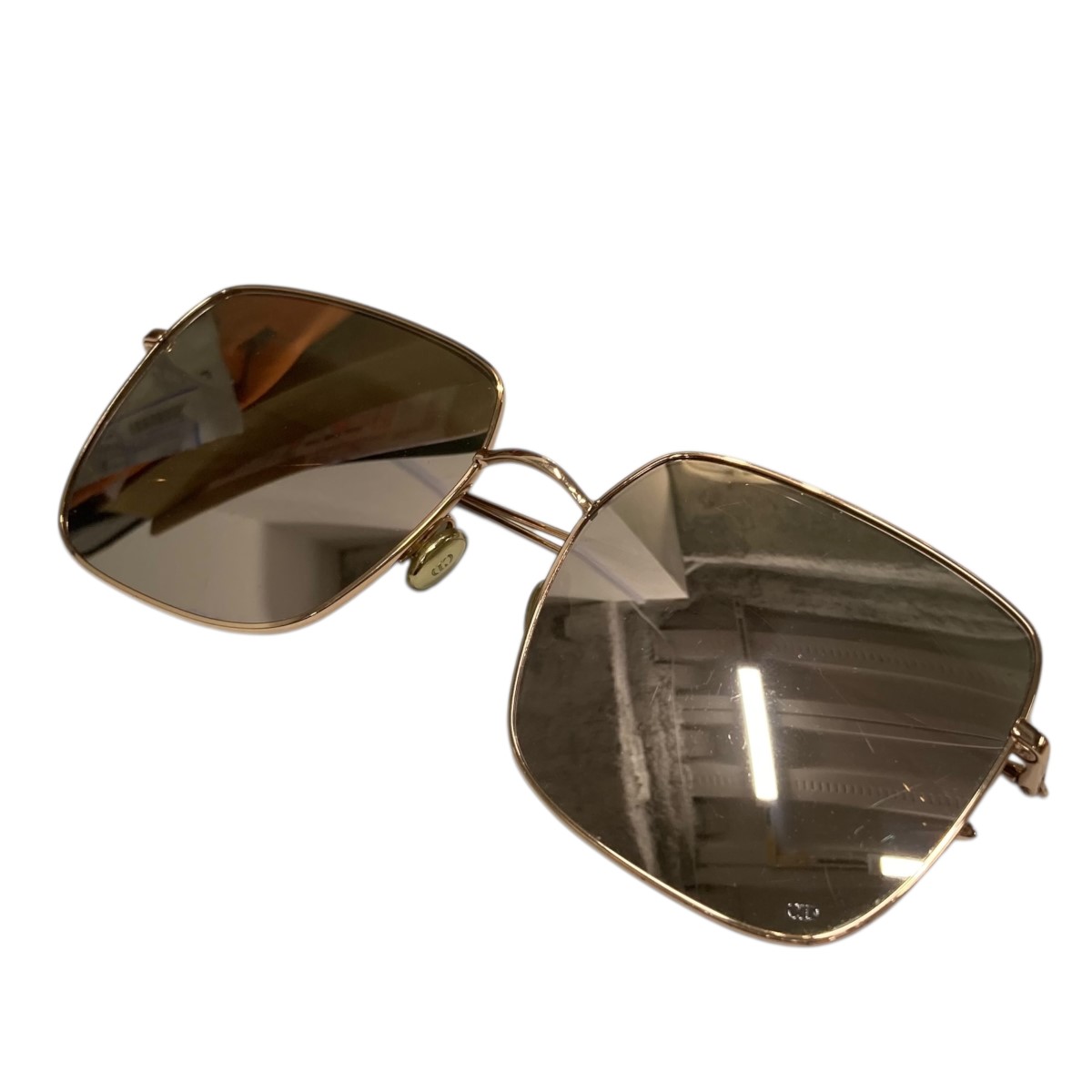 【中古】\u003cBR\u003eChristian Dior\u003cBR\u003e黒眼鏡 DDBSQ 三鞭酒ゴールド 大きさ：59□18-145\u003cBR\u003e【必要経費思いかえす】