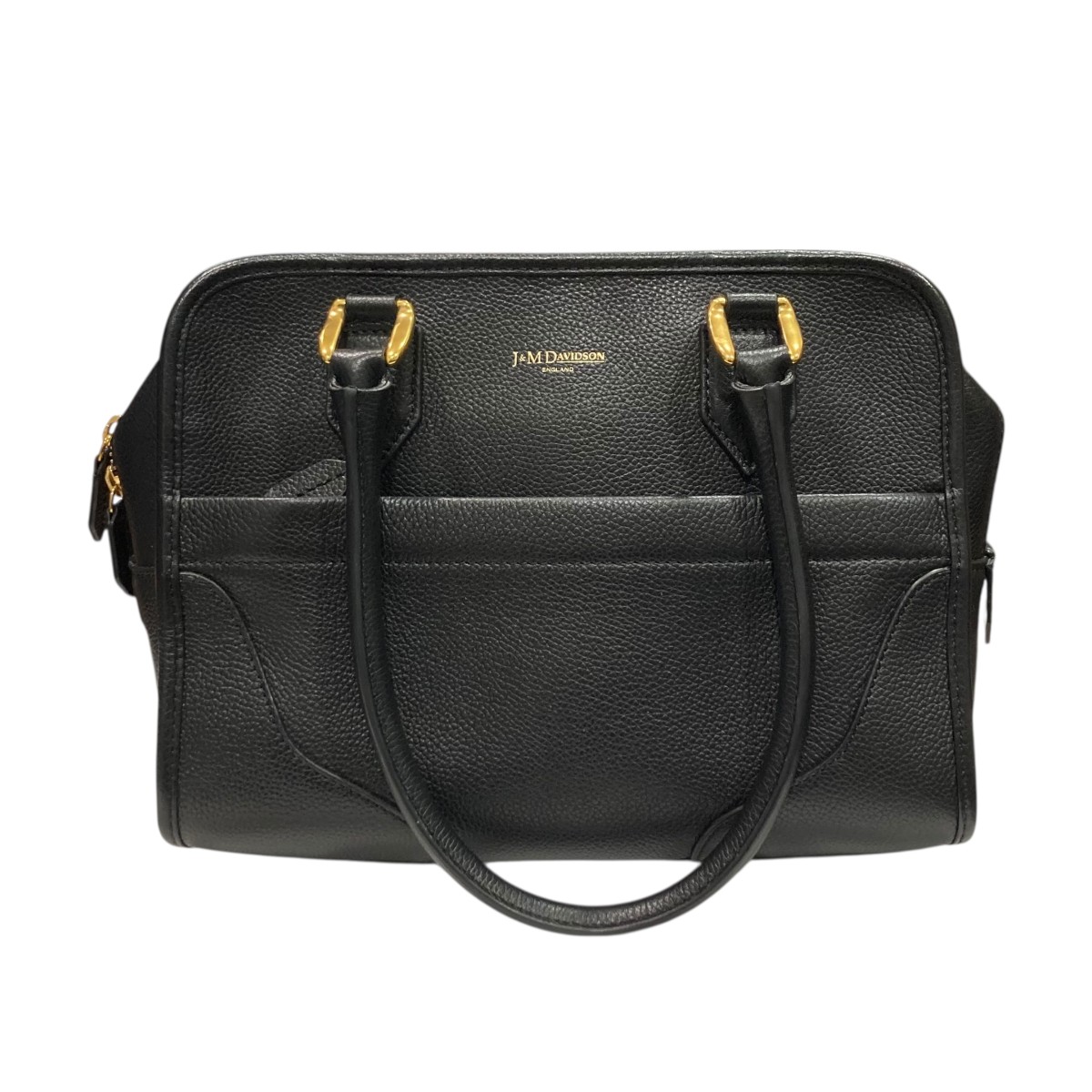 【中古】 J＆M DAVIDSON　 MIA CUBE レザーハンドバッグ ブラック 【110226】（ジェイアンドエムデヴィッドソン） 36,179円