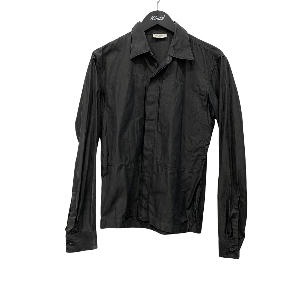 【中古】 DRIES VAN NOTEN 長袖シャツ ブラック サイズ:46 【020426】(ドリスヴァンノッテン)