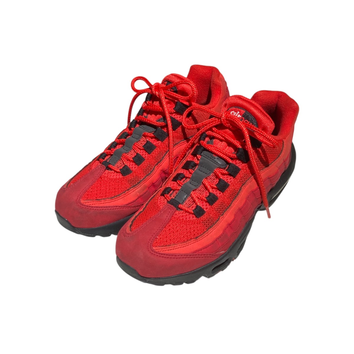 【中古】 NIKE Air Max 95 OG Habanero Red スニーカー AT2865-600 レッド サイズ：24.5 【価格見直し】