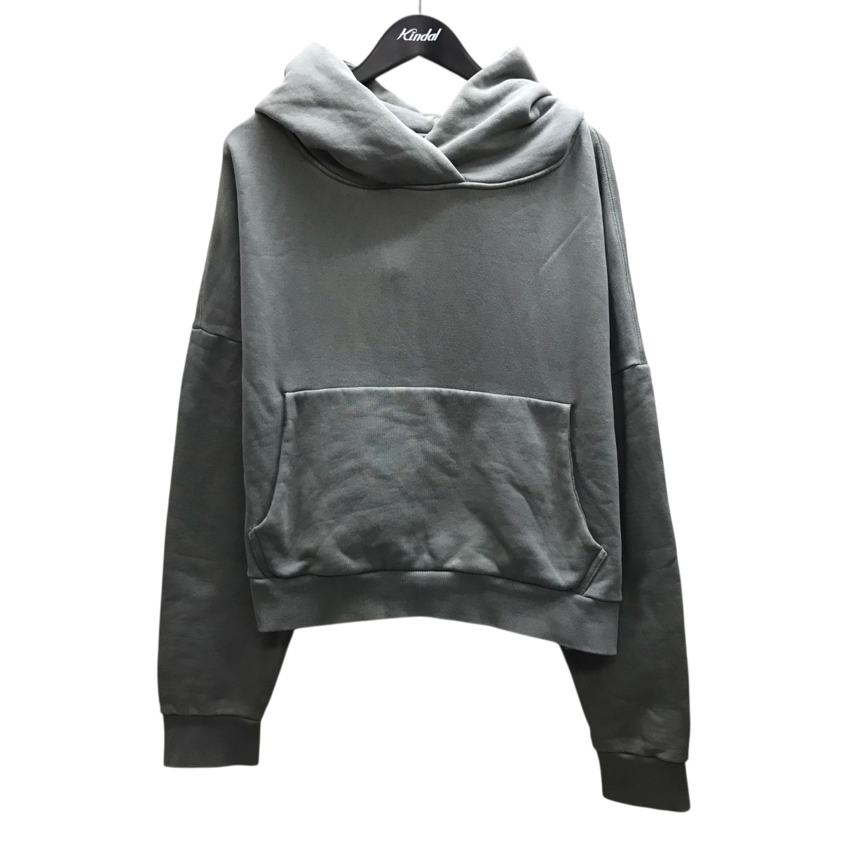 【中古】\u003cBR\u003eENTIRE STUDIOS\u003cBR\u003eHEAVY HOOD SOOT ティーシャツパーカー 薄墨色 大きさ：XS\u003cBR\u003e【通貨価値思いなおす】