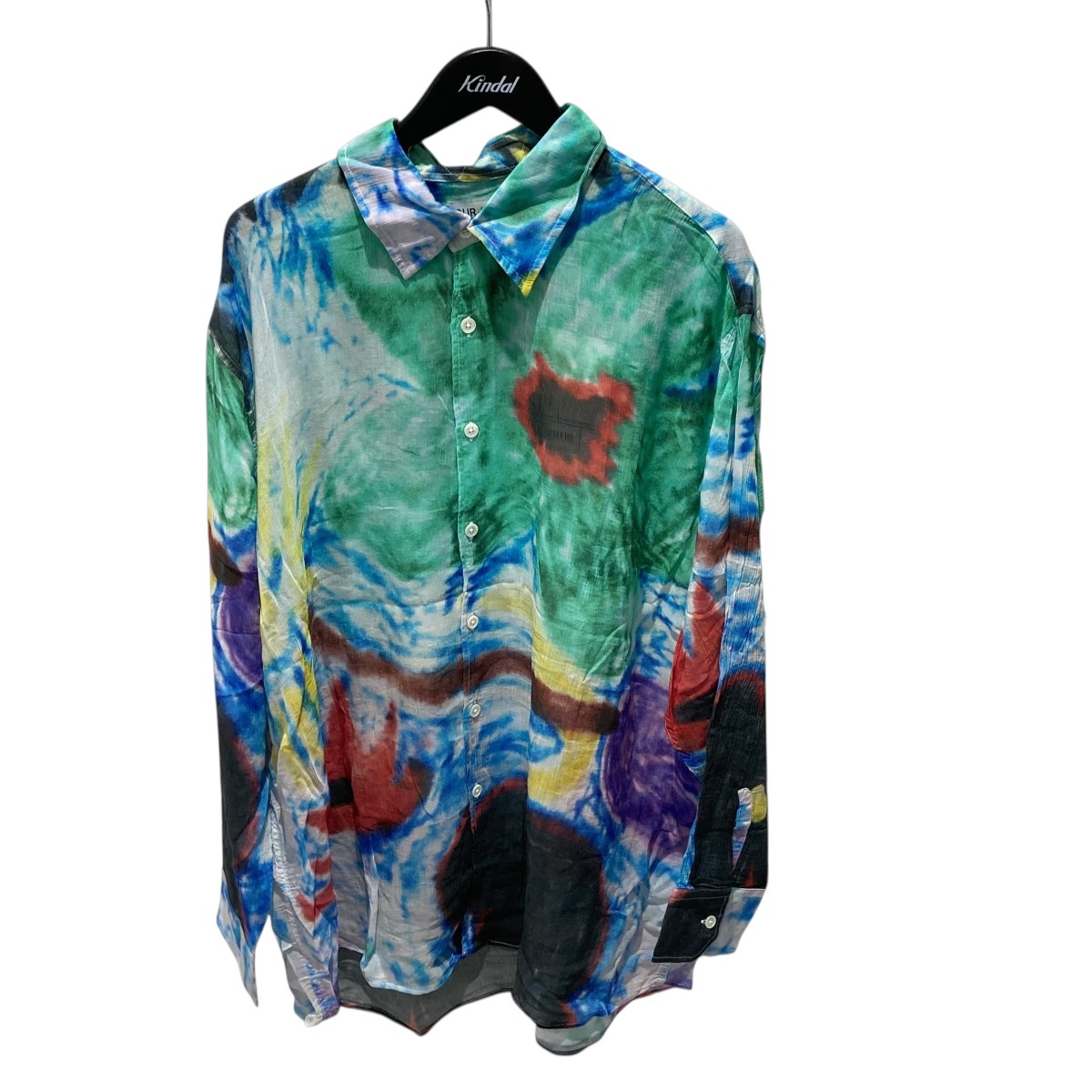 【中古】\u003cBR\u003eOUR LEGACY\u003cBR\u003e22SS Above Chalk Flower Shirt 長袖プルオーバー M2222ACF マルチ色合い 大いさ：50\u003cBR\u003e【必要経費思いなおす】 トップス-その他-メンズファッション