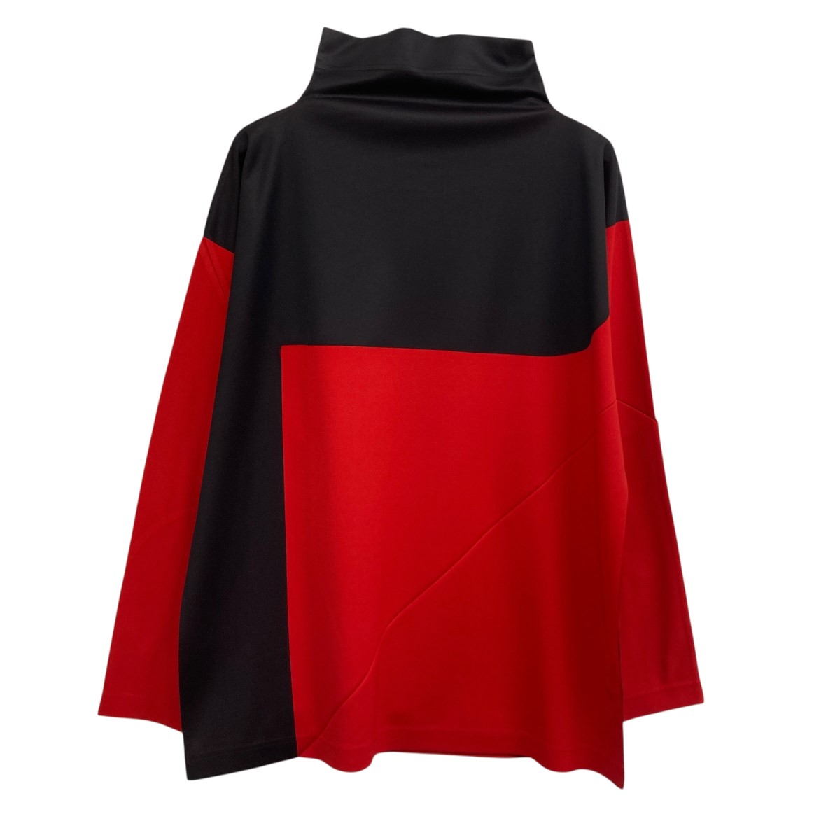 【中古】 IM MEN ハイネックロングスリーブカットソー レッド×ブラック サイズ:3 【120226】(アイエムメン)