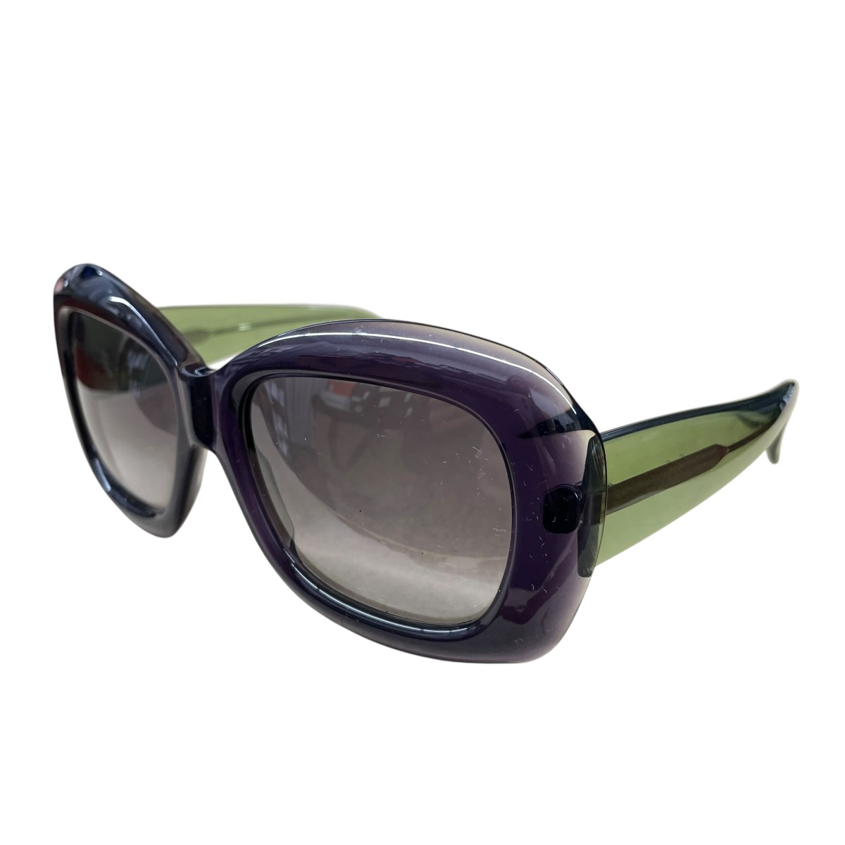【中古】MARNI 黒眼鏡 MA290 03 赤銅色ｘオリーブ 【120226】（マルニ）