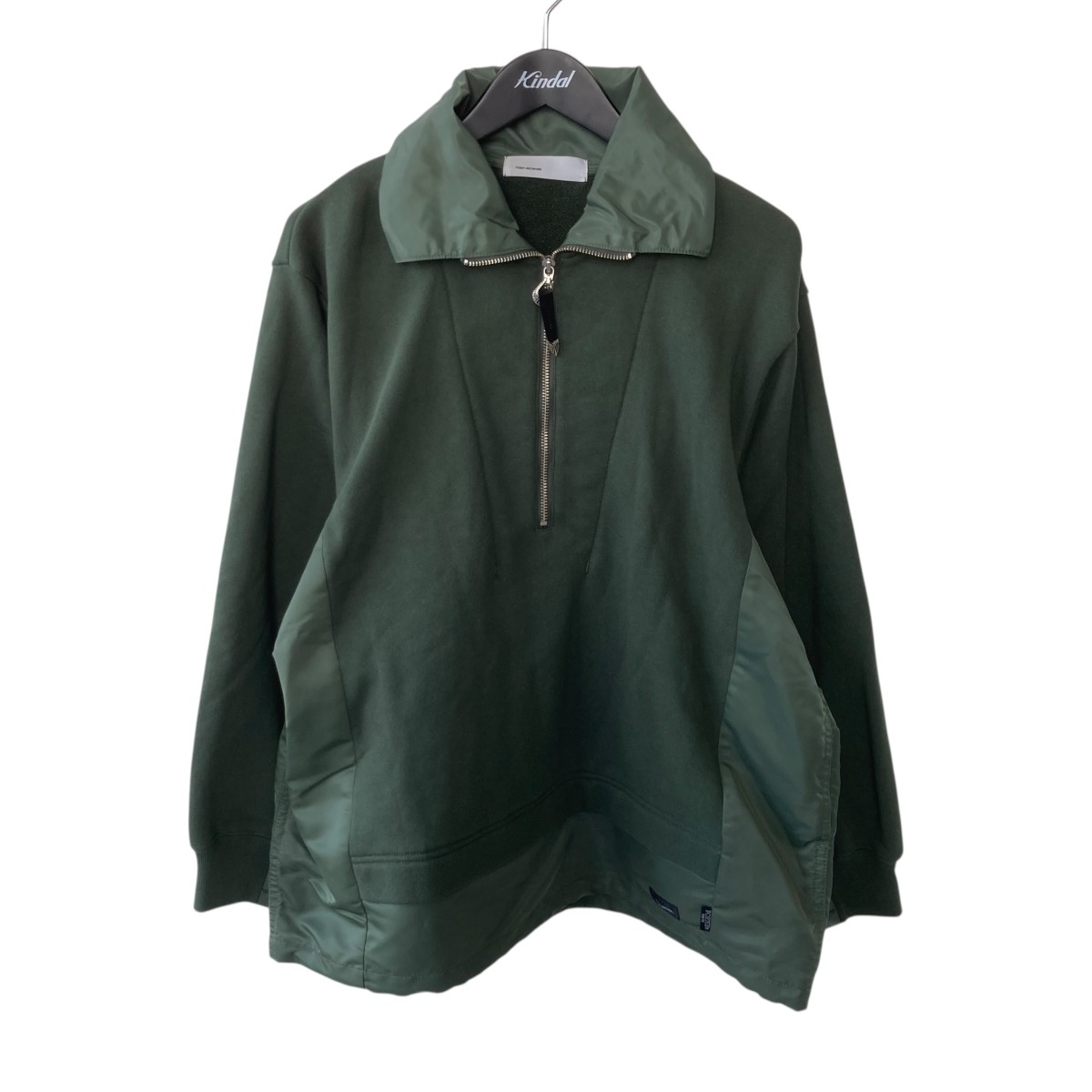 【中古】 TOGA×PORTER　 Half zip sweatshirt PORTER SP ハーフジップスウェット TC252ｰJL518 グリーン サイズ：S 【130226】（トーガ×ポーター）