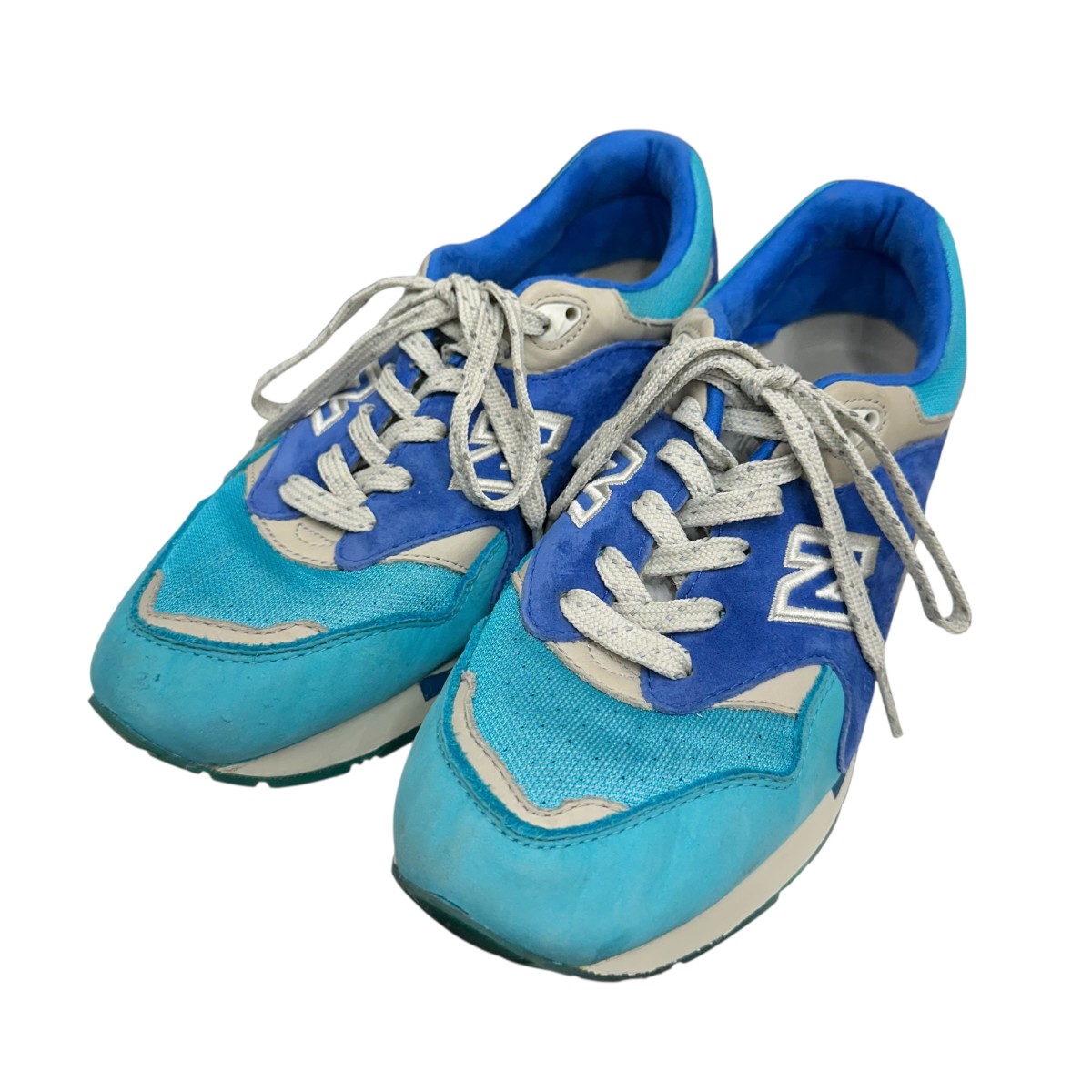 【中古】 NEW BALANCE　 ×Nice Kicks スニーカー CM1600NK ブルー サイズ：27.5cm 【130226】（ニューバランス）