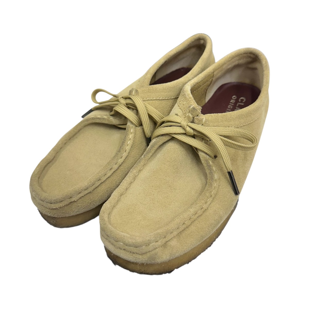 【中古】 CLARKS　 GORE-TEX wallabee．GTX スエードシューズ 21621 カーキ サイズ：UK4 1/2(23.5cm) 【130226】（クラークス） 11,220円