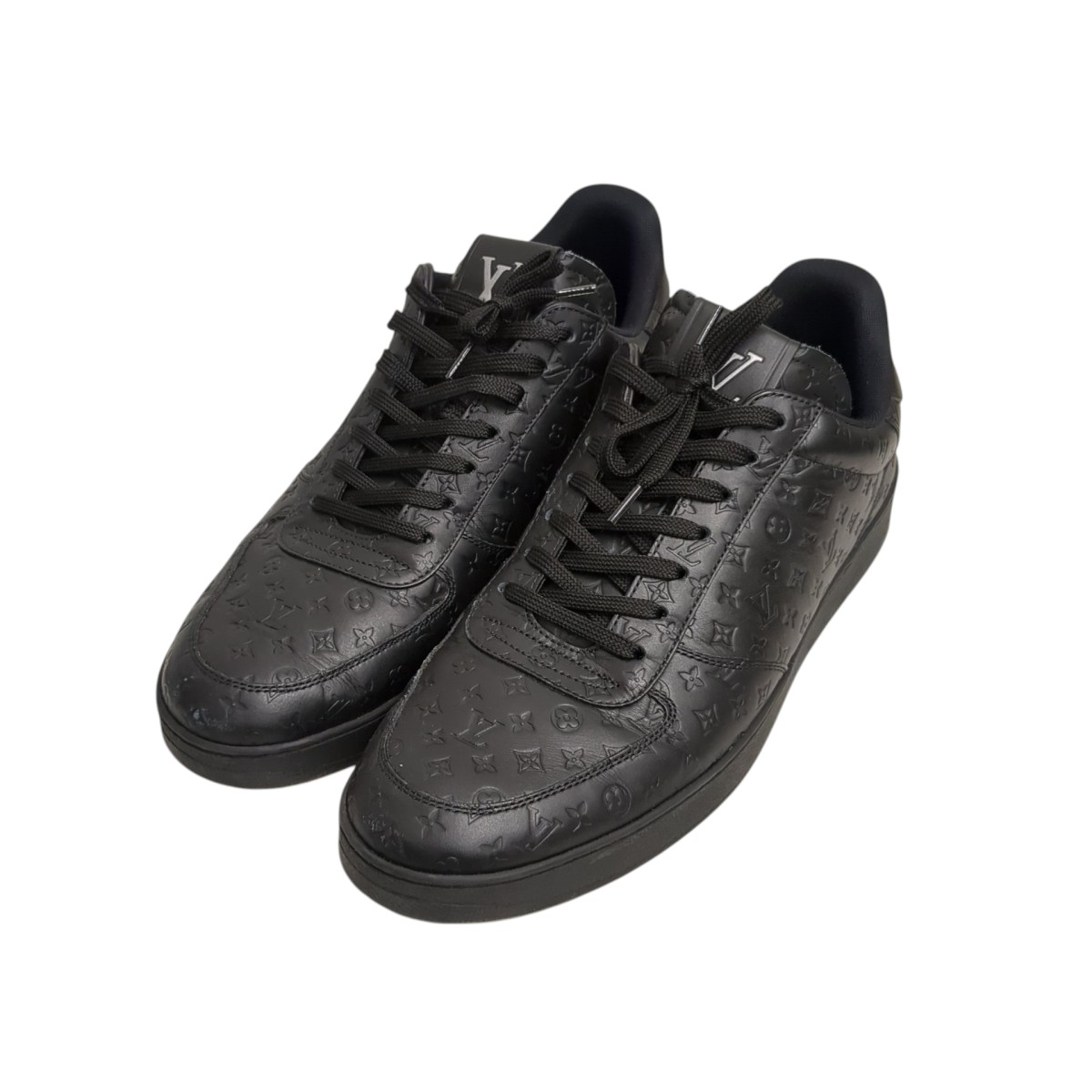 【中古】\u003cBR\u003eLOUIS VUITTON\u003cBR\u003eリヴォリ スニーカー 1AARHQ 黒いこと 大きさ：9 1/2\u003cBR\u003e【必要経費思いかえす】