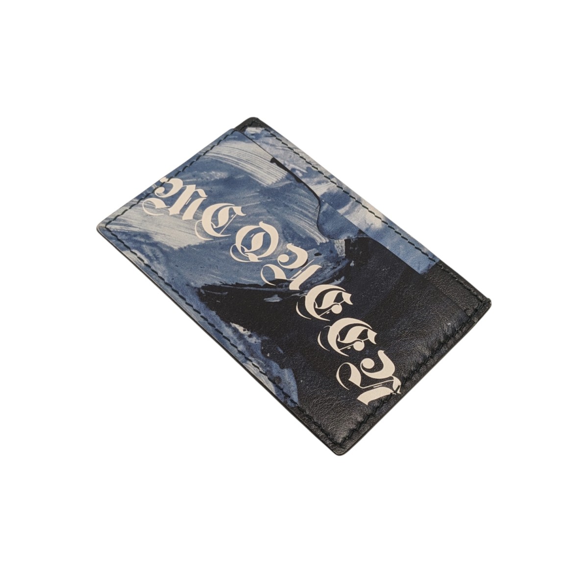 【中古】 ALEXANDER McQUEEN　 ロゴカードケース ブルー 【130226】（アレキサンダーマックイーン）