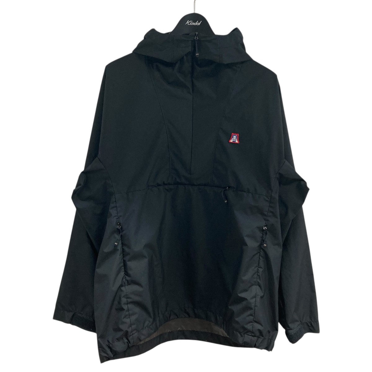 【中古】 Hysteric Glamour　 UP DOWN LOGO アノラックパーカー ブラック サイズ：L 【130226】（ヒステリックグラマー）