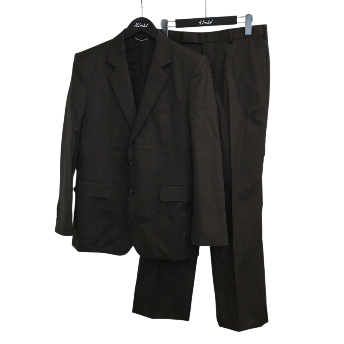 【中古】 JOHN LAWRENCE SULLIVAN ウールセットアップ JLS 01 01／JLS 01 03 ブラウン サイズ：44/44 【価格見直し】
