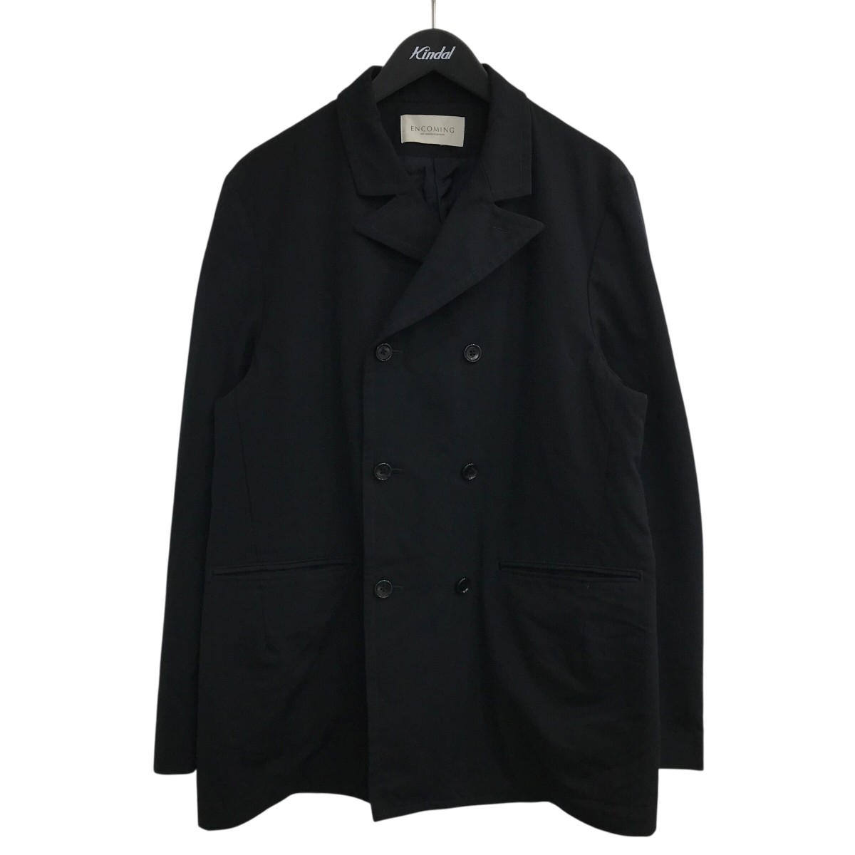 【中古】 ENCOMING　 ダブルテーラードジャケット SS25 PAJKT ブラック サイズ：S 【140226】（インカミング）