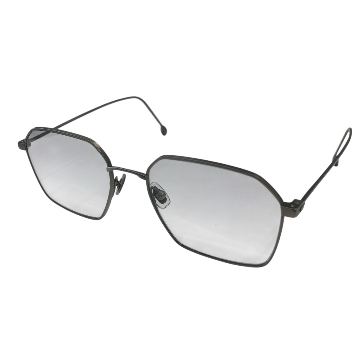 【中古】\u003cBR\u003elazare studio\u003cBR\u003e「markowe」 黒眼鏡 黒風薄墨色 大きさ：53 18-153\u003cBR\u003e【必要経費思いかえす】