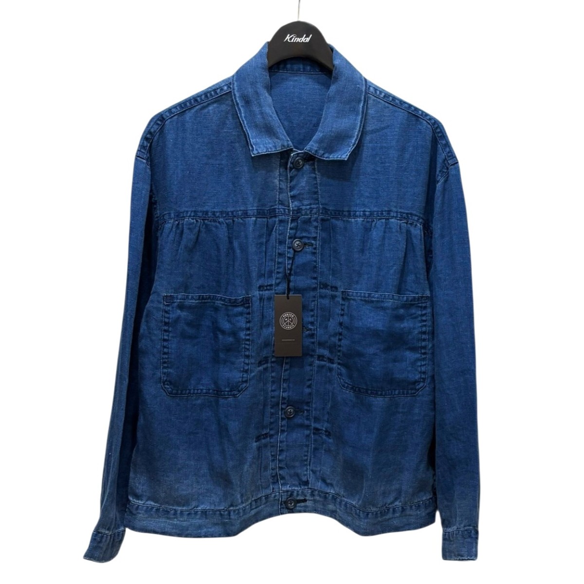 【中古】Porter Classic INDIGO LINEN SHORT JACKET BLUE パソコン021331100400002 インディゴ 大きさ：2 【130226】（ボーイ古典派音楽）