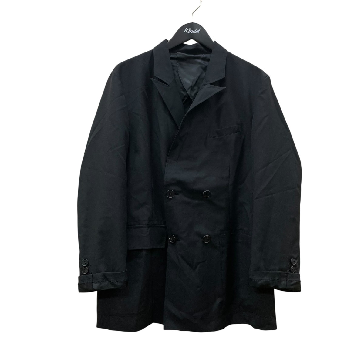 【中古】 DIET BUTCHER SLIM SKIN　 ダブルジャケット ダブルブレスト ブラック サイズ：3 【130226】（ダイエットブッチャースリムスキン）