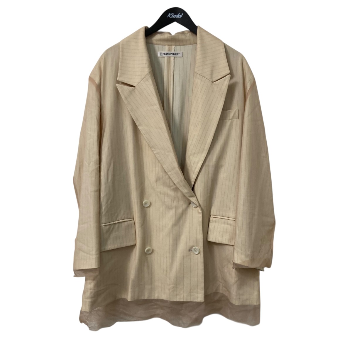 楽天市場】【中古】PRANK PROJECTダメージニットカーディガン グレー