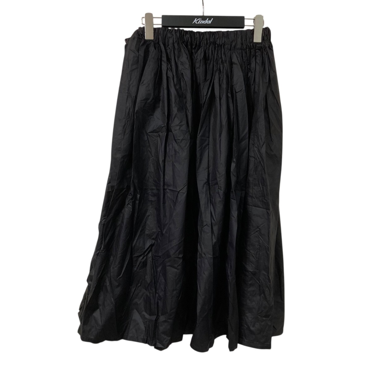 【中古】 HYKE 24SS RIP-STOP WRAP SKIRT ラップスカート 241 14146 ブラック サイズ：1 【価格見直し】