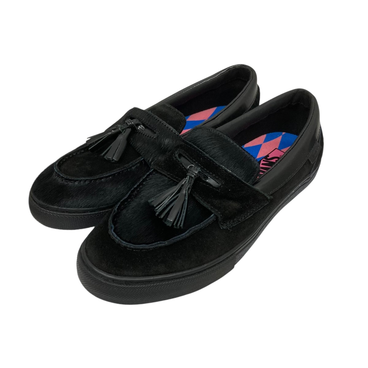【中古】 VANS ハラコタッセルシューズ V196CF MIX BLS Year of the Horse ブラック サイズ：25.5cm 【価格見直し】