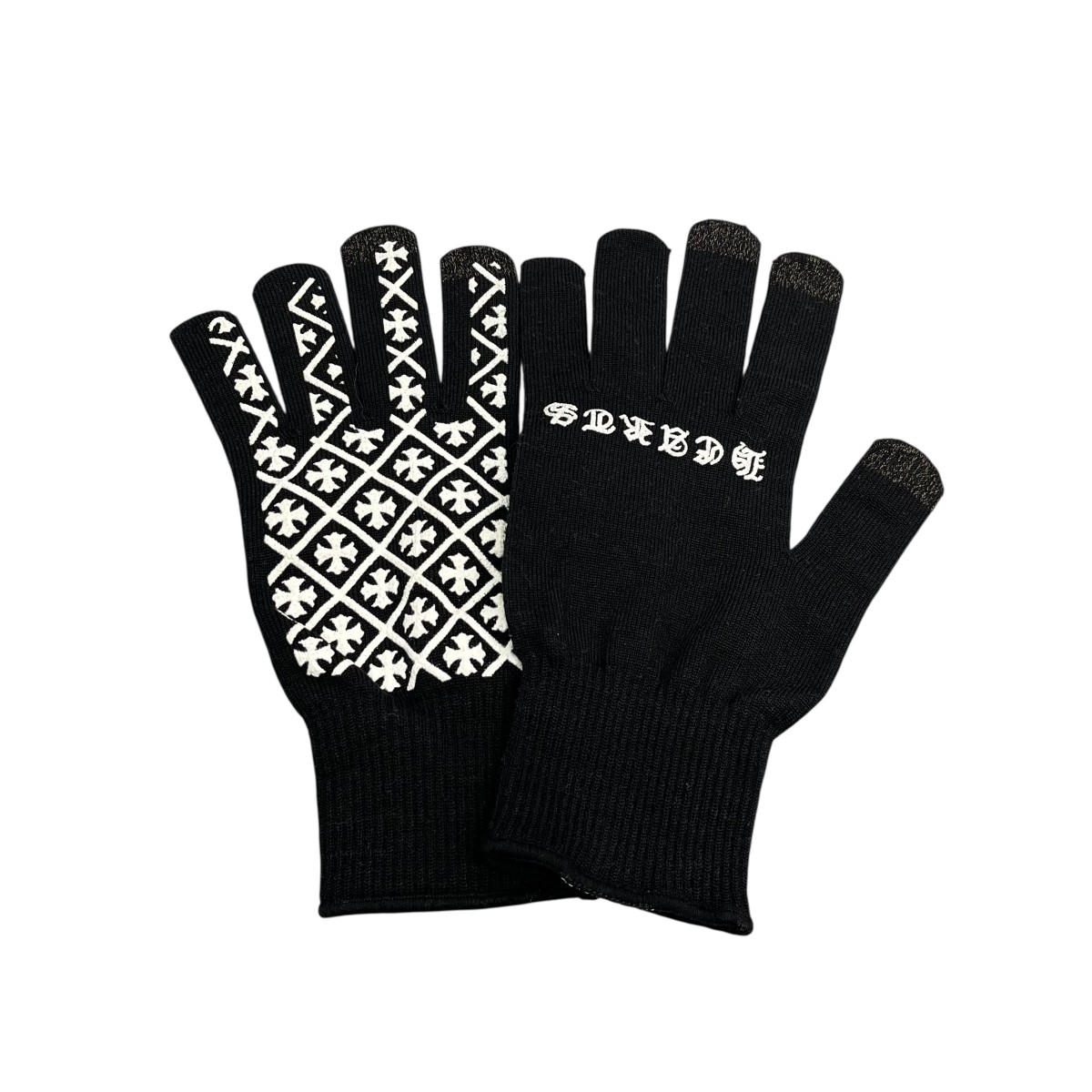 楽天市場】クロムハーツ レザーグローブ シルバーボタン ＜手袋