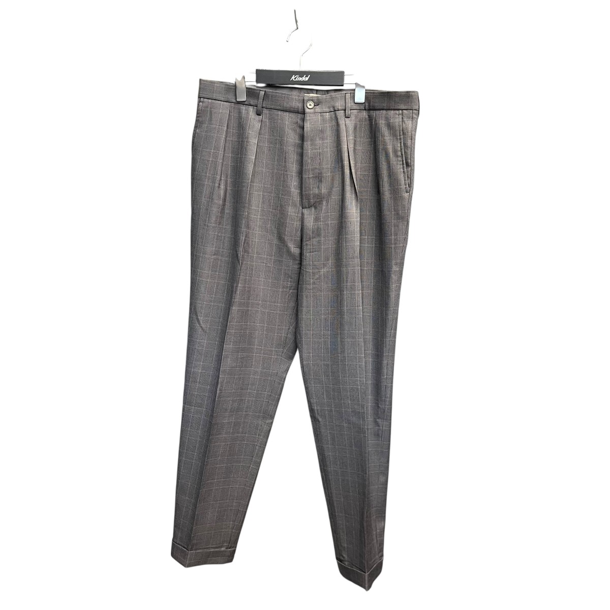 【中古】 BOTTEGA VENETA　 チェック スラックス 386726 グレー サイズ：52 【140226】（ボッテガヴェネタ）