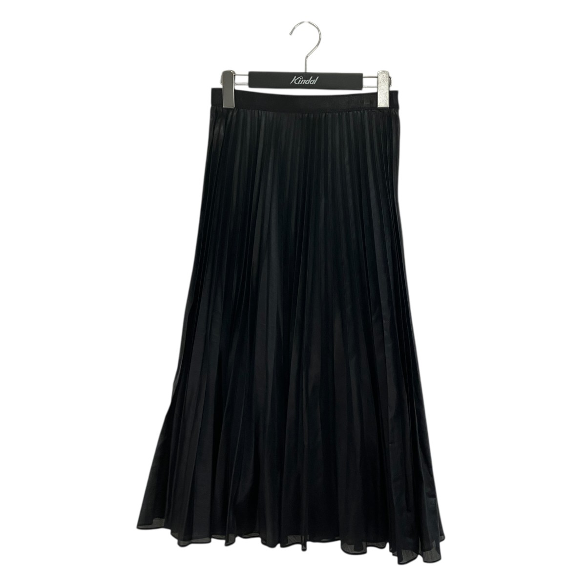 【中古】 ANAYI　 スパンオーガンジー プリーツスカート 102227-11-300-95-380 ブラック サイズ：38 【140226】（アナイ）