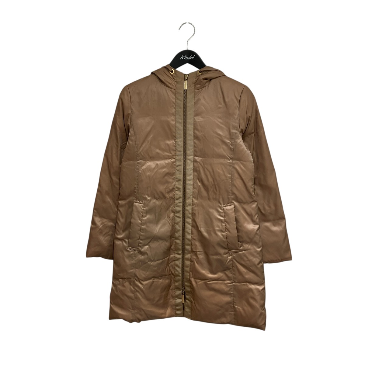 【中古】Aquascutum 落ち込む厚地の外套 ベージュ 大きさ：書きとどめるなし 【140226】（アクアスキュータム）