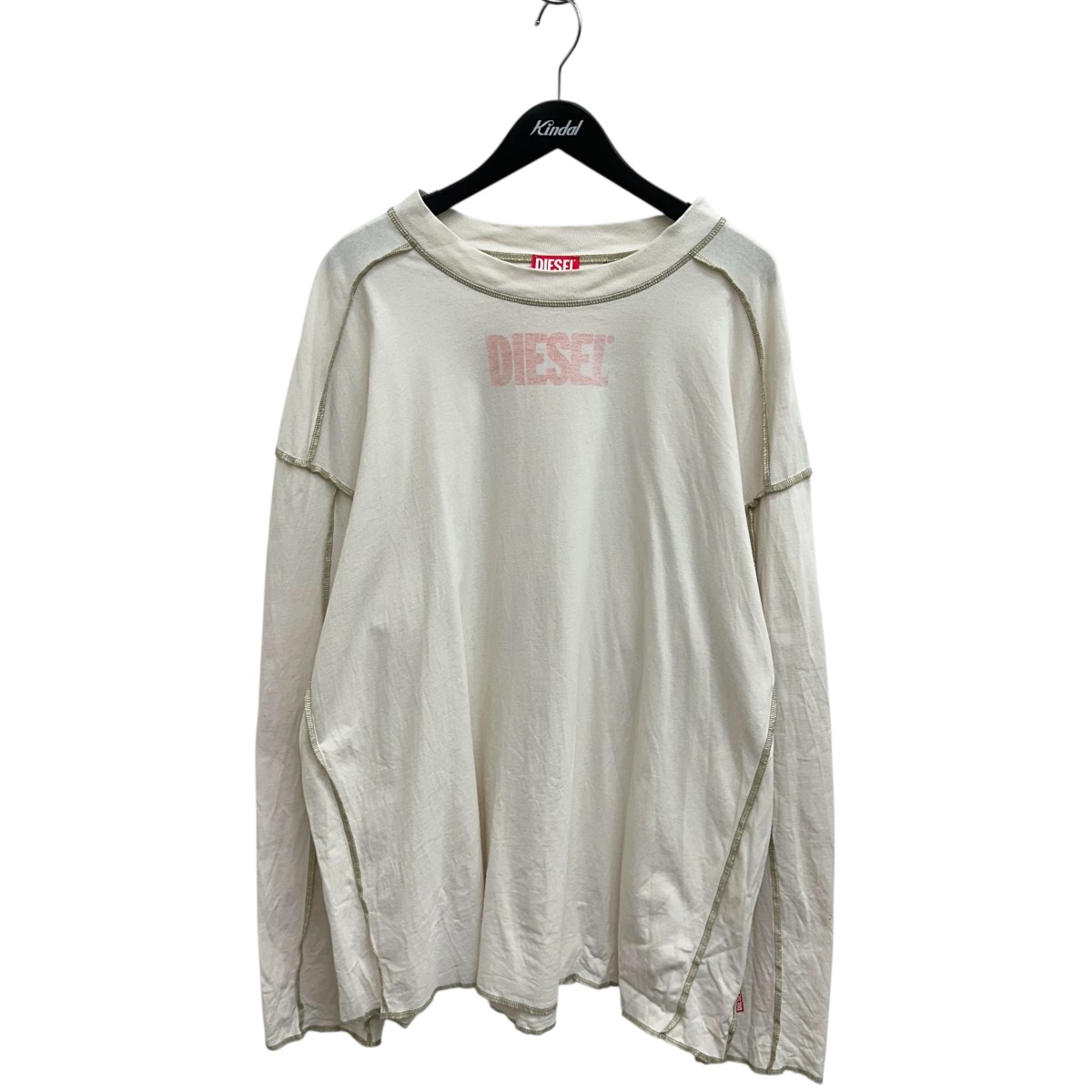 【中古】 DIESEL　 T-CRAOR-LS 長袖Tシャツ アイボリー 【150226】（ディーゼル） 8,978円