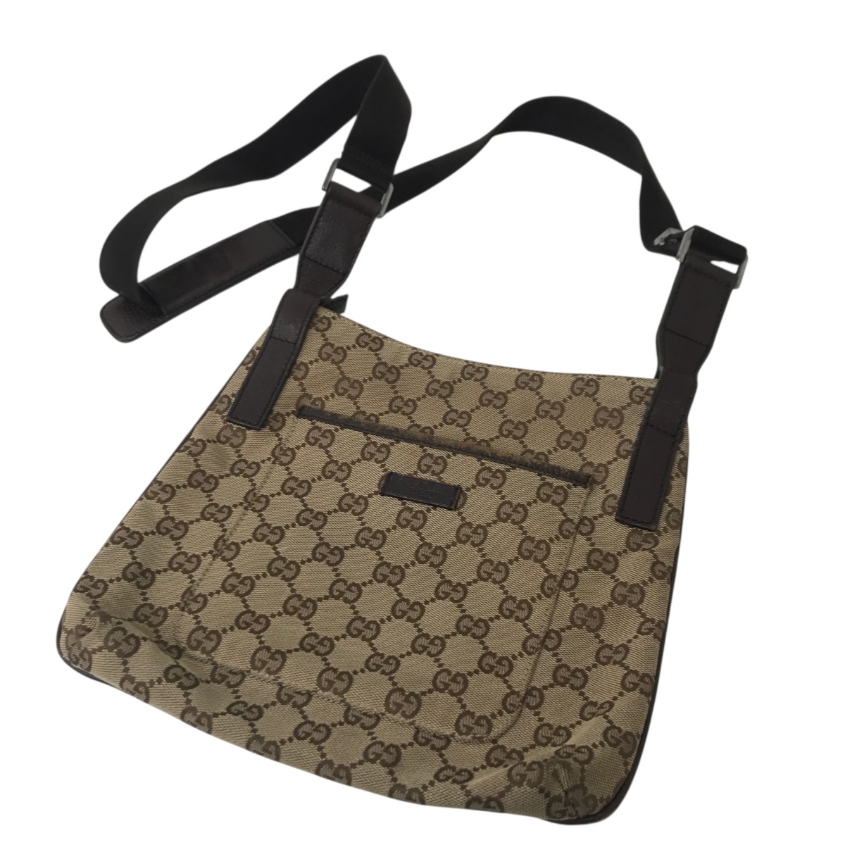 【中古】GUCCI ショルダーバッグ 122793 ベージュ 【150226】（グッチ）