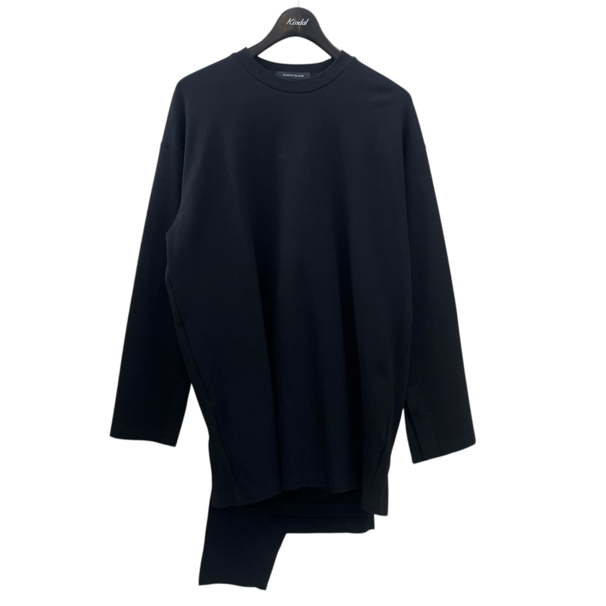 【中古】ALMOSTBLACK バックホールデザインスウェット 16AW-T004 黒いこと 大いさ：2 【150226】（オールモストブラック） トップス-スウェット・トレーナー