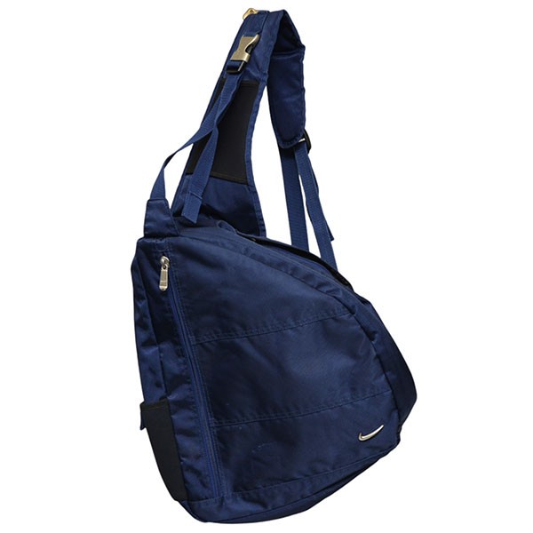 【中古】 NIKE　 1990-2000年代初期　Vintage　スリングショルダーバッグ ネイビー 【150226】（ナイキ）