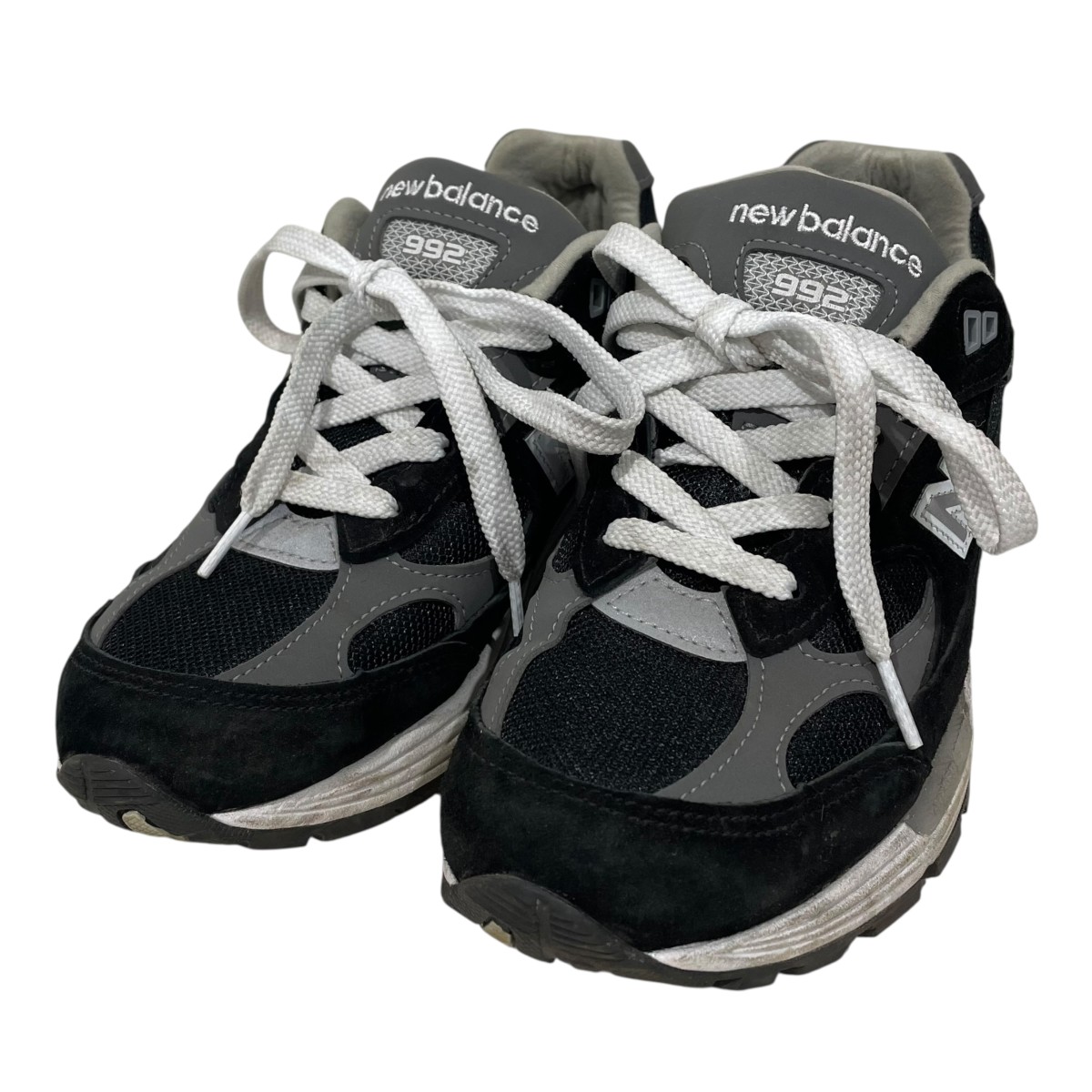 【中古】 NEW BALANCE　 スニーカー U992BK MADE IN USA ブラック・グレー サイズ：25cm 【150226】（ニューバランス）