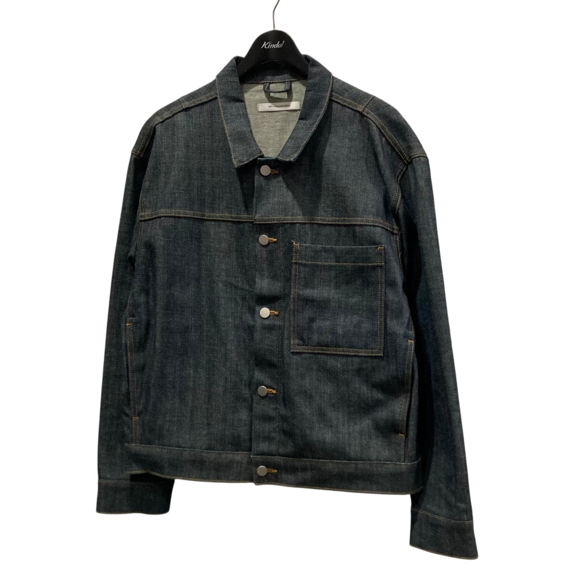 【中古】 With A Beginner’s Mind　 Boxy Denim Jacket デニムジャケット インディゴ サイズ：M 【150226】（ウィズアビギナーズマインド）