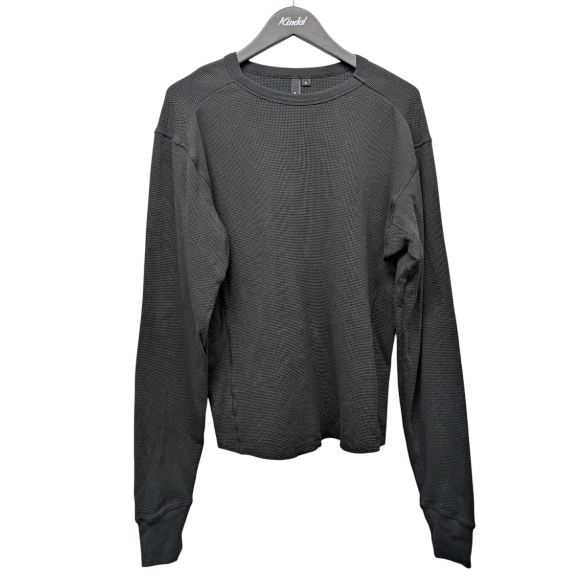 【中古】 ENTIRE STUDIOS　 THERMAL LONG SLEEVE サーマルカットソー ES2260 ブラック サイズ：M 【150226】（エンタイアスタジオ）