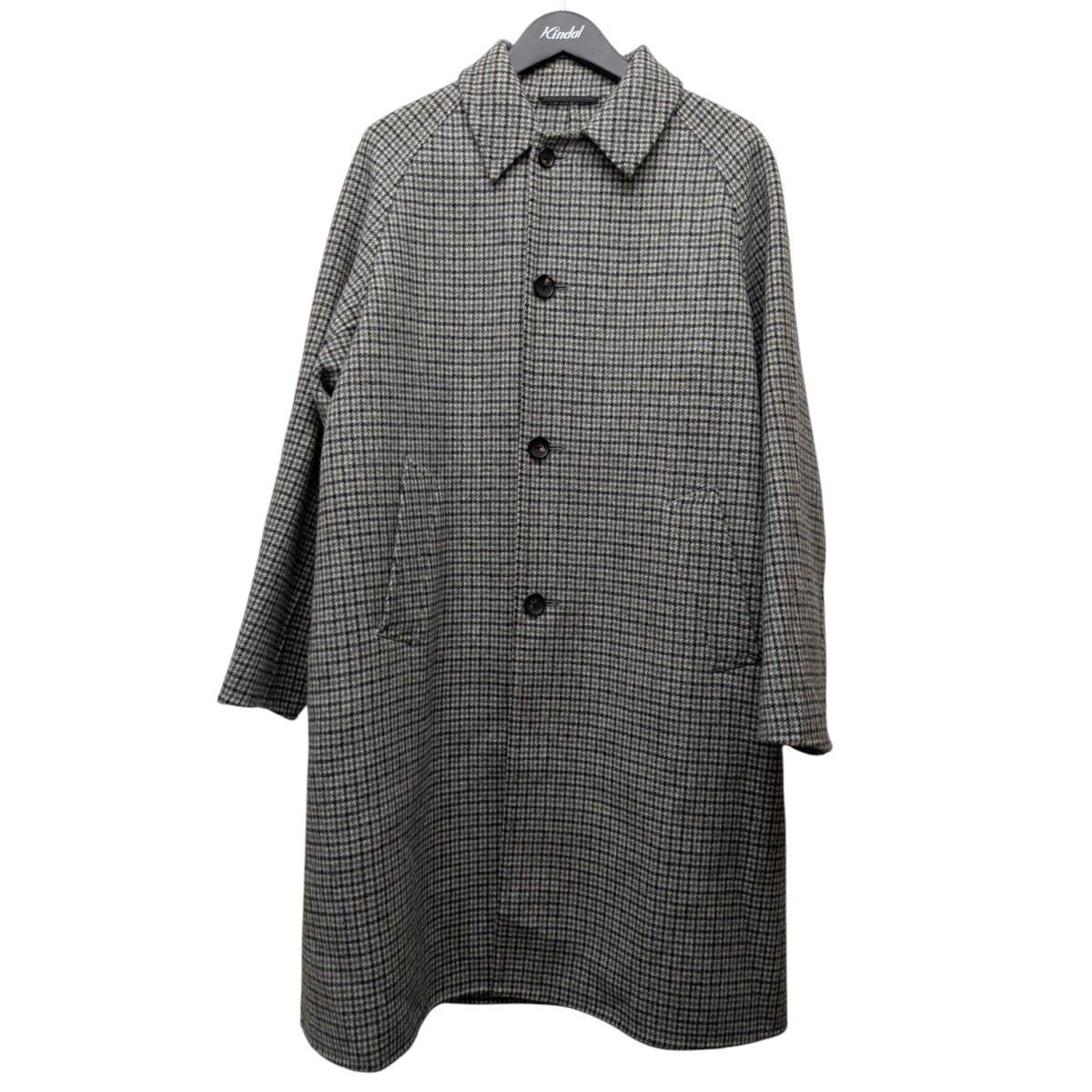【中古】UNITED ARROWS USCM ダブルフェイス バルカラー コート 1125-189-6122 グレー サイズ:S 【090426】(ユナイテッドアローズ)|ブランド古着のカインドオル