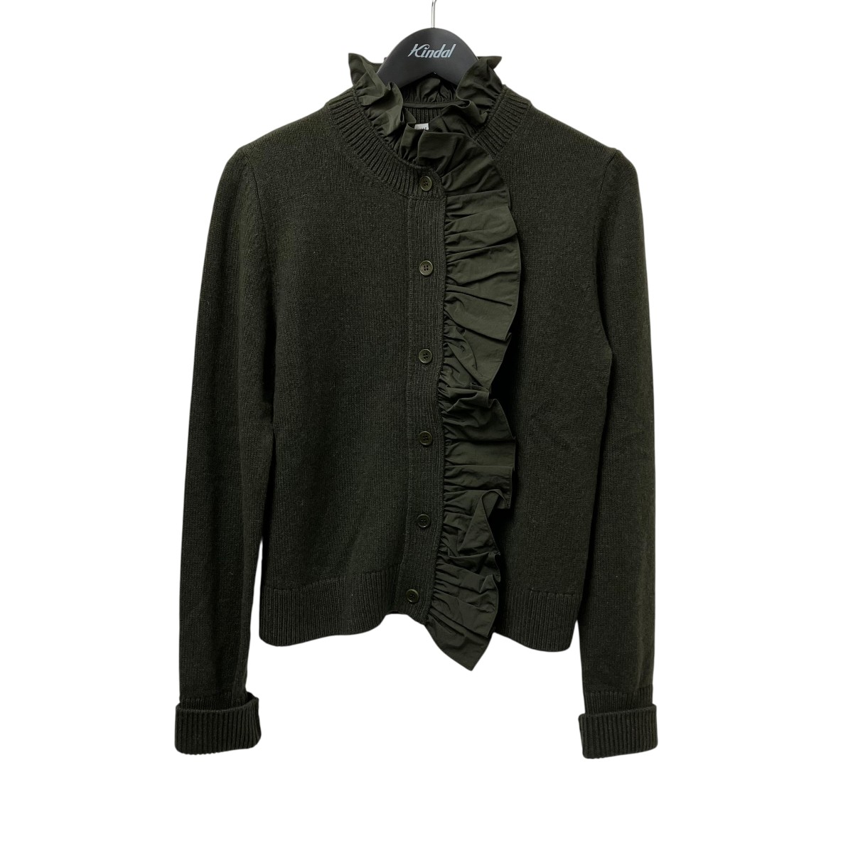 【中古】Cecilie Bahnsen ジレー 6515-343-0656 オリーブ 大きさ：M 【040626】（セシリーバンセン）