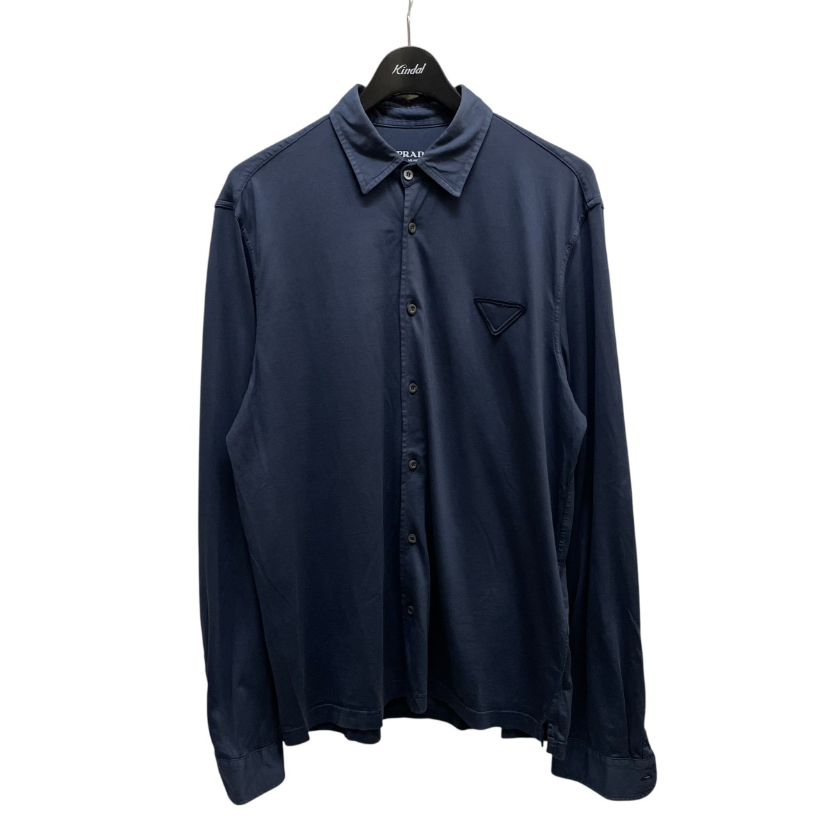 楽天市場】PRADA BLACK COTTON L/S SHIRT SIZE-38 UCN482 S231 プラダ