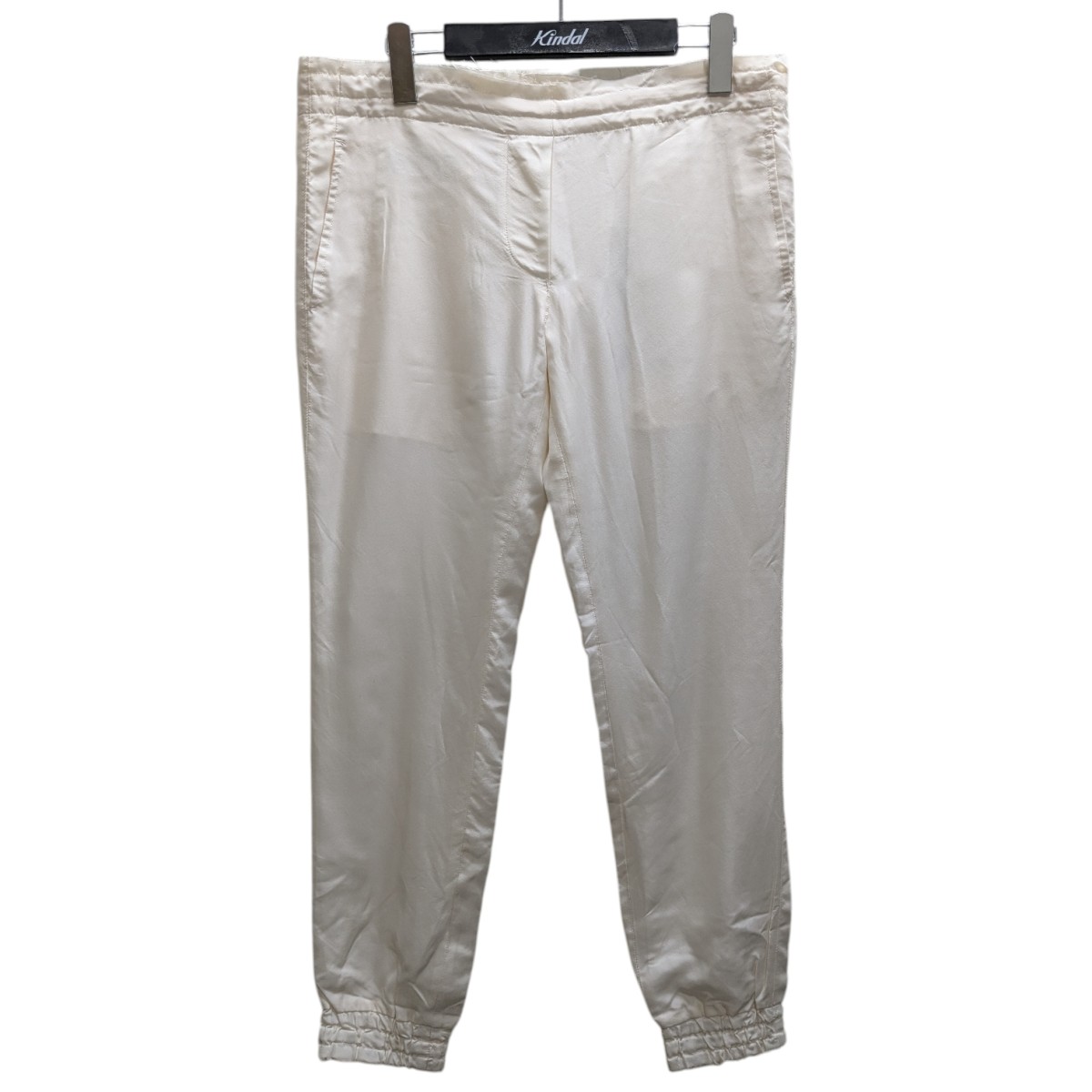 【中古】 UNUSED シルクパンツ アイボリー サイズ:00 【価格見直し】