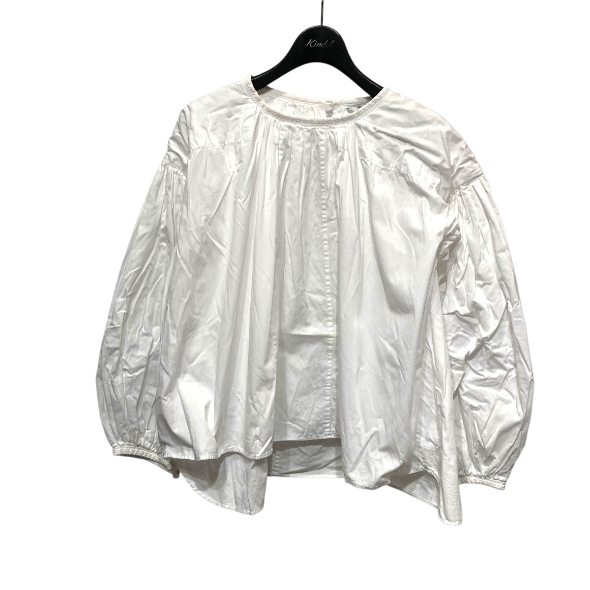 【中古】 CLANE　 ボリュームパフスモックトップス 10122-4002 ホワイト サイズ：1 【170226】（クラネ）