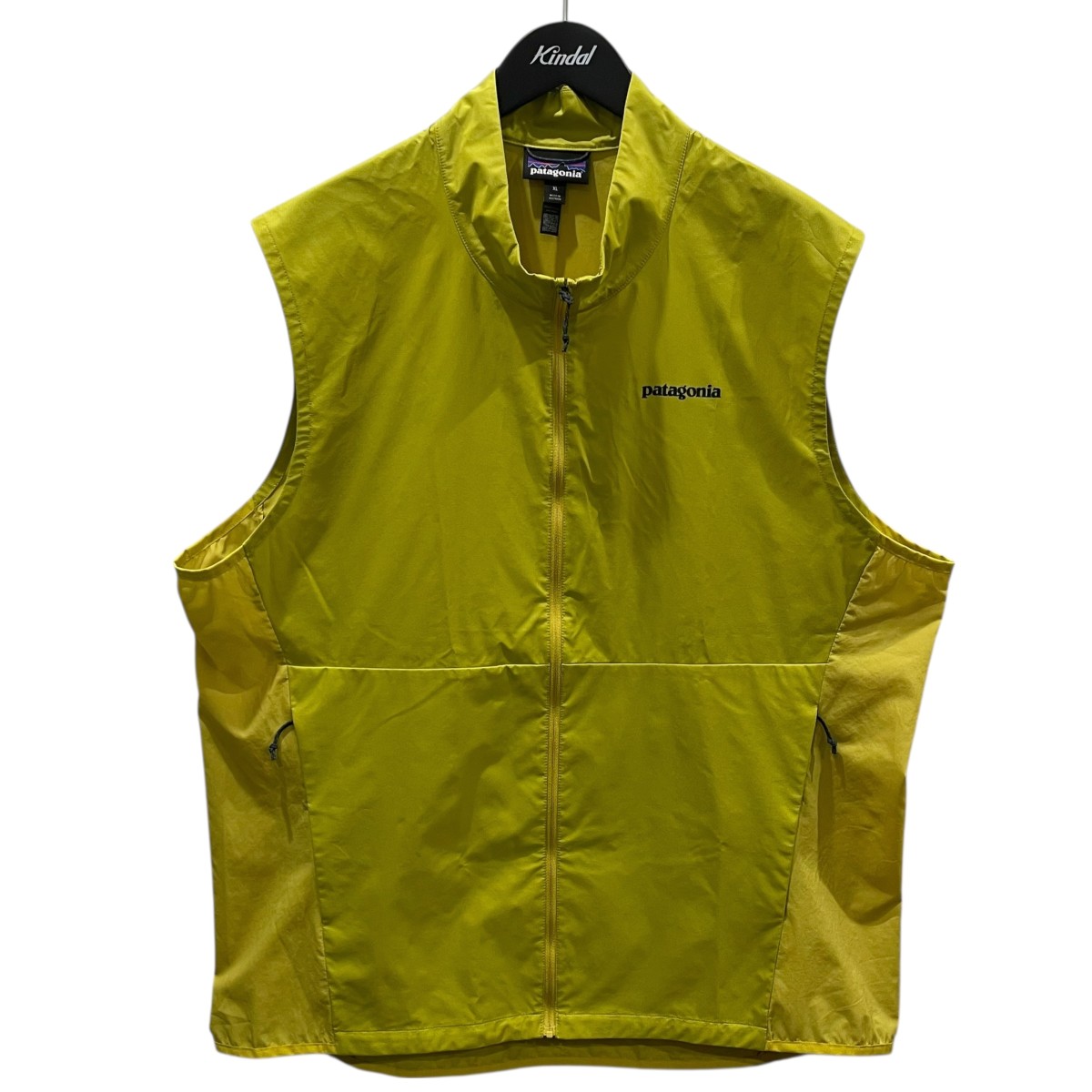 【中古】 Patagonia　 25SS ジップアップナイロンベスト Trail Craft Vest トレイルクラフトベスト 23840SP25 イエローグリーン サイズ：XL 【180226】（パタゴニア）