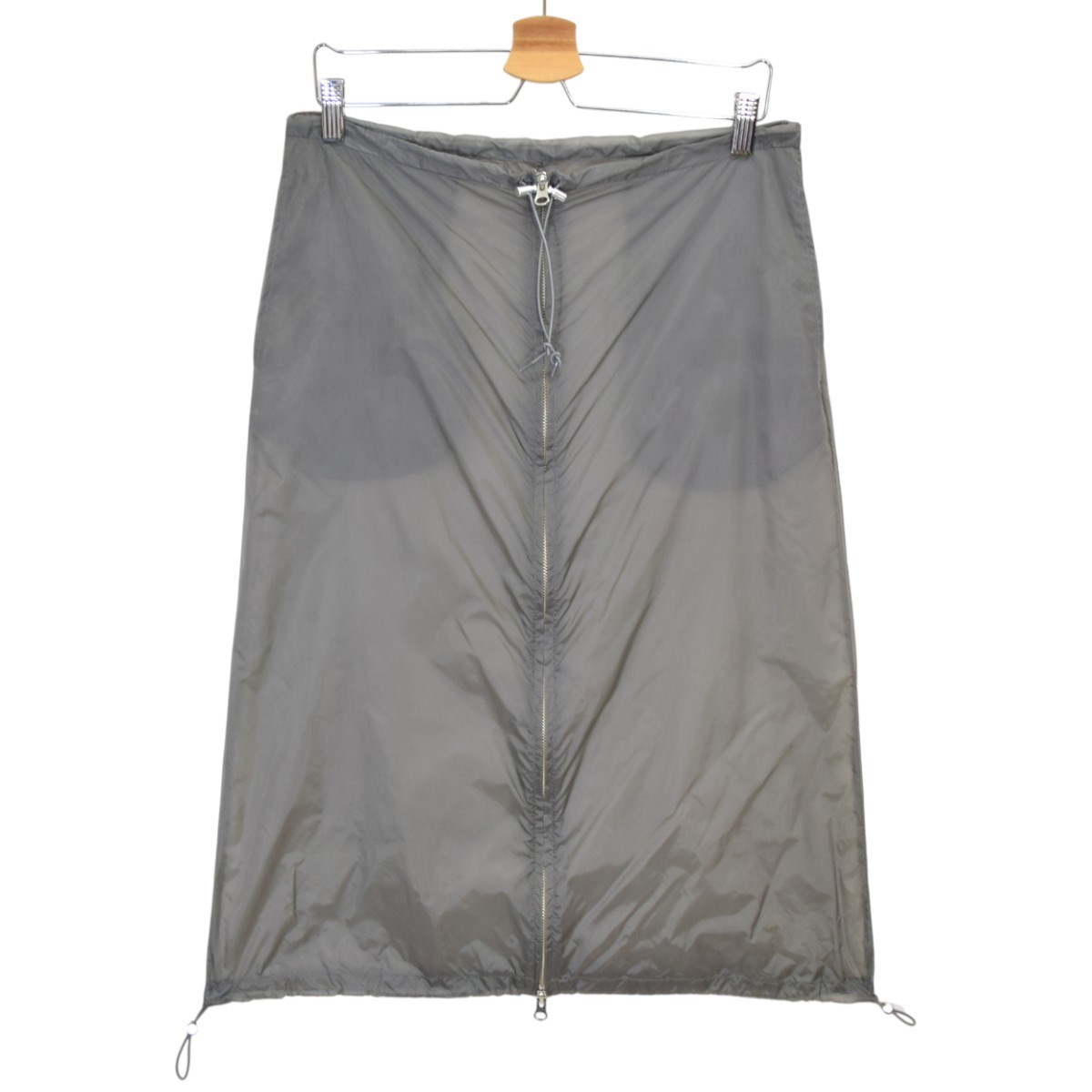 【中古】 little Suzie　 SKIN TAFFETA SEE-THROUGH BALLOON SKIRT シースルーバルーンスカート LS52489S グレー サイズ：38 【170226】（リトルスージー）