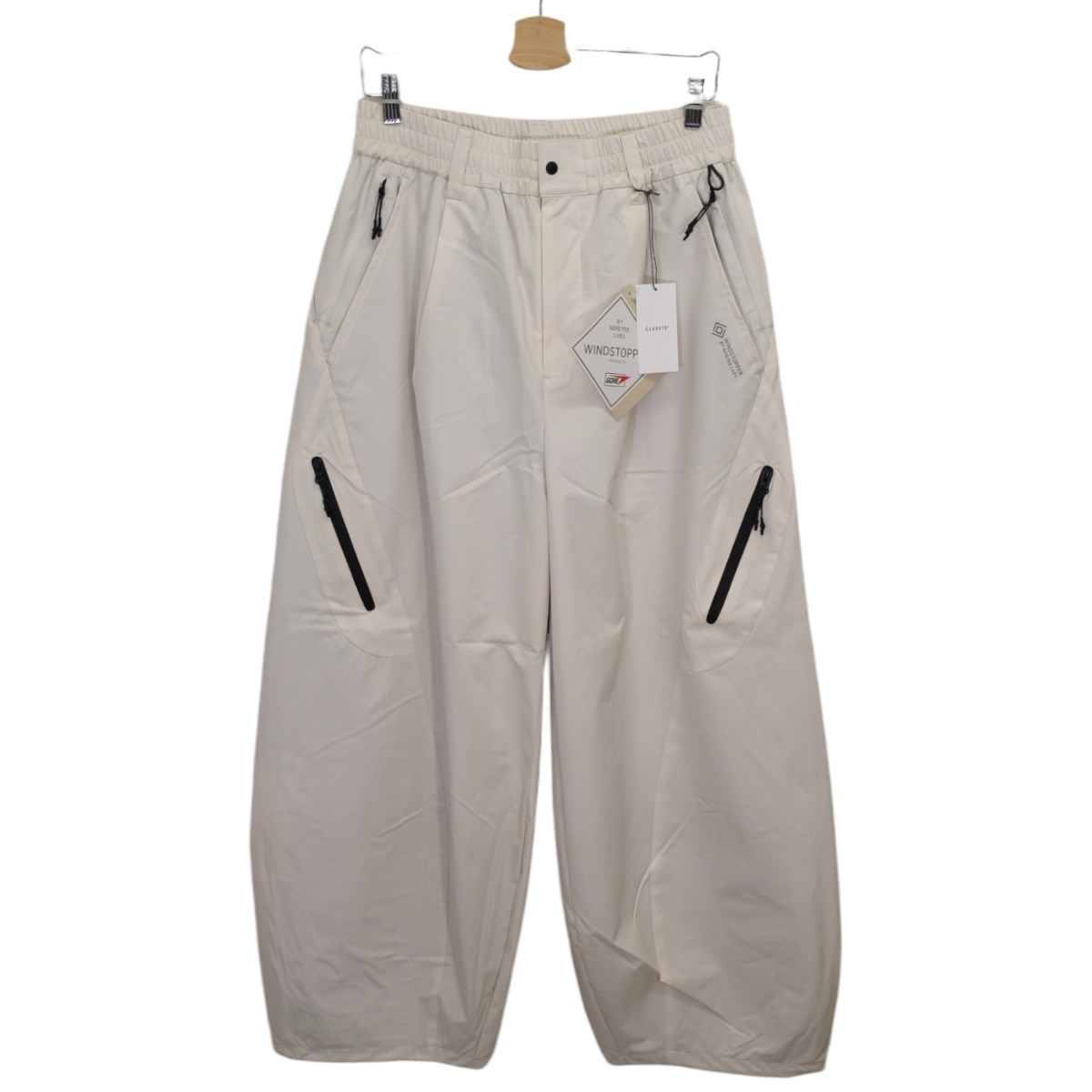 【中古】 CLESSTE×+phenix WINDSTOPPER by GORE-TEXLABS TECH MASSIVE TWISTED PANTS パンツ ピュアアイボリー サイズ:1 【170226】(クレスト×プラスフェニックス)