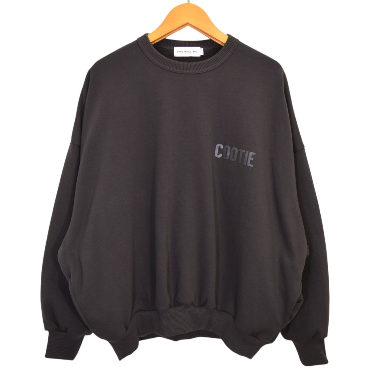 【中古】 COOTIE　 Chubby Sweat Crew クルーネックスウェット グレー サイズ：M 【170226】（クーティー）