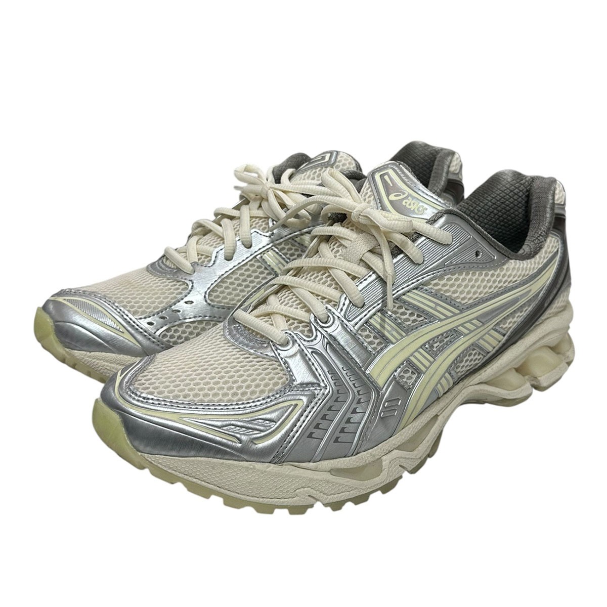 【中古】 asics　 GEL-KAYANO 14 ゲルカヤノスニーカー 1203A575-100 CREAM／WHISPER GREEN サイズ：US9.5 【160226】（アシックス）