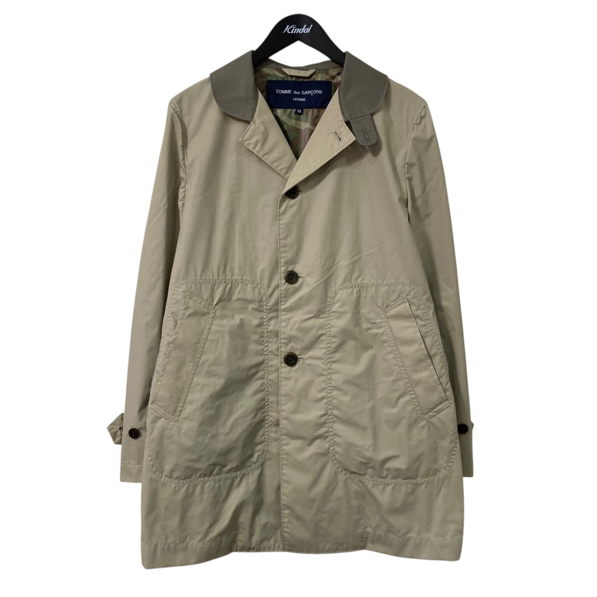 【中古】 COMME des GARCONS HOMME　 17SS ミドル丈コート HS C005 カーキ サイズ：XS 【180226】（コムデギャルソンオム） 15,140円