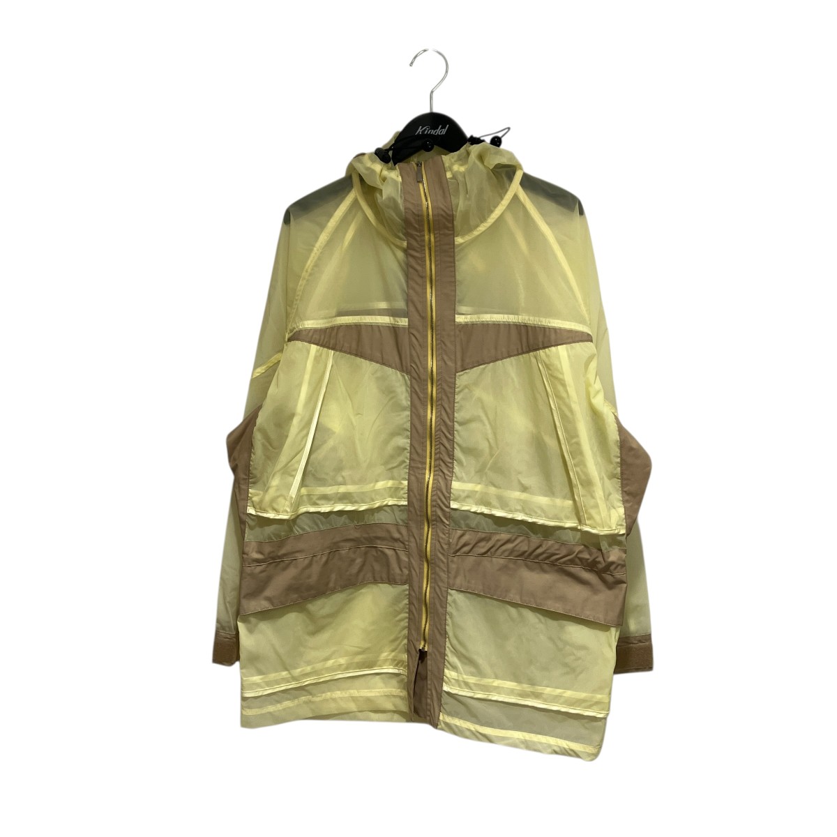 【中古】 COTTWEILER シアーフーデッドコート CMCZ-KM-1001 イエロー サイズ：L 【価格見直し】