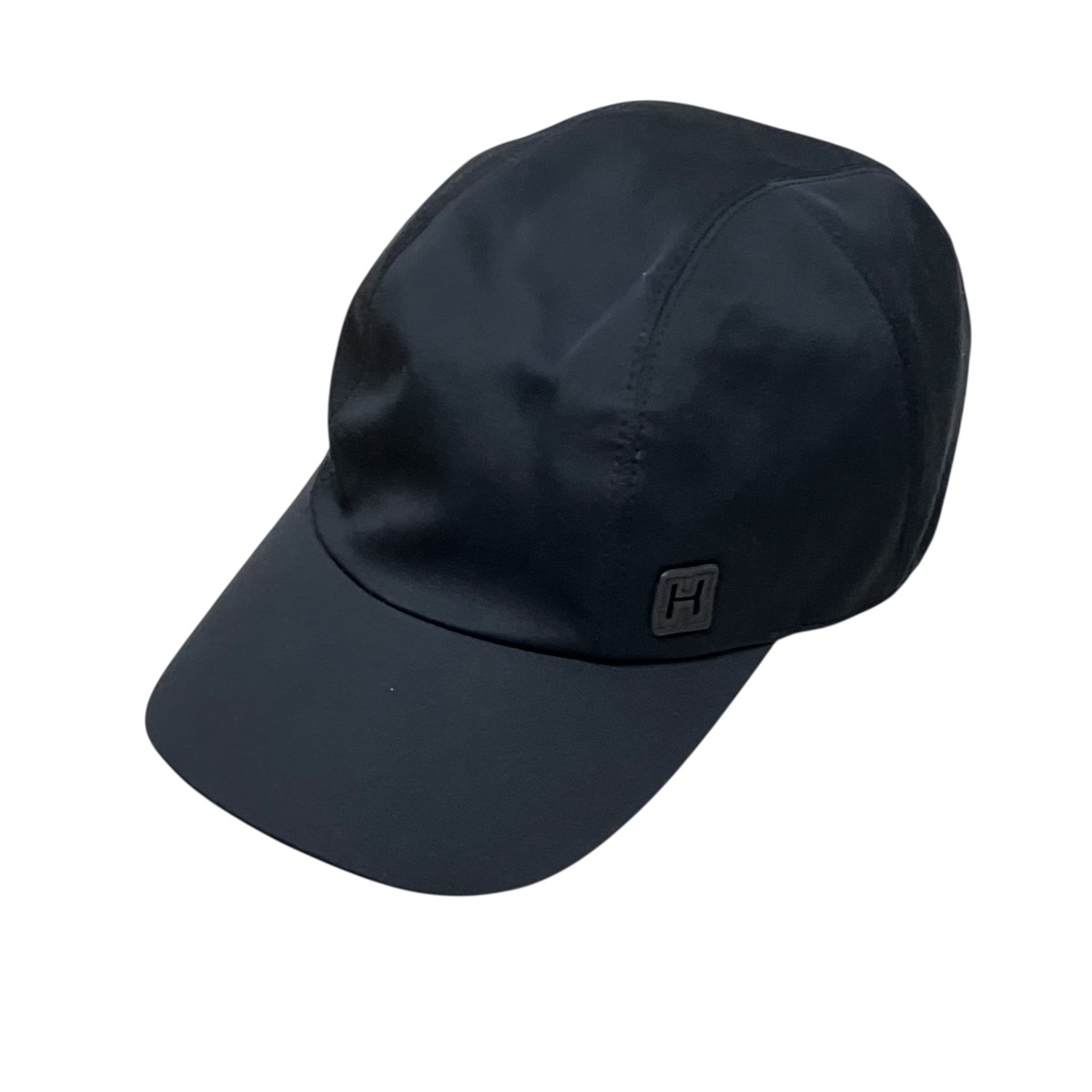 【中古】 HERMES　 マイルスHカットセリエボタンキャップ H241021N ネイビー サイズ：59 【180226】（エルメス）