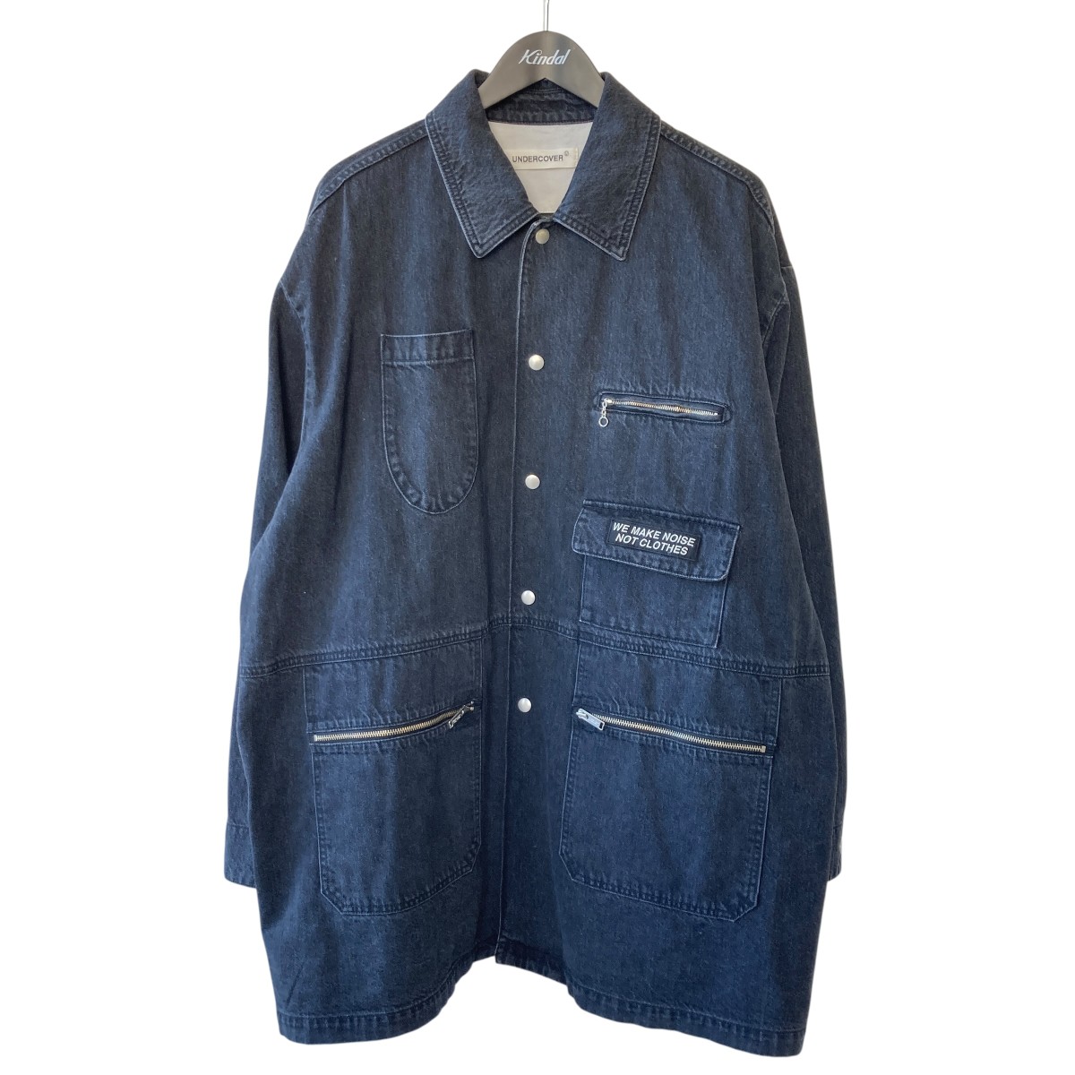 【中古】 UNDERCOVER　 デニムカバーオール UP2E4205 ブラック サイズ：4 【190226】（アンダーカバー） 36,179円