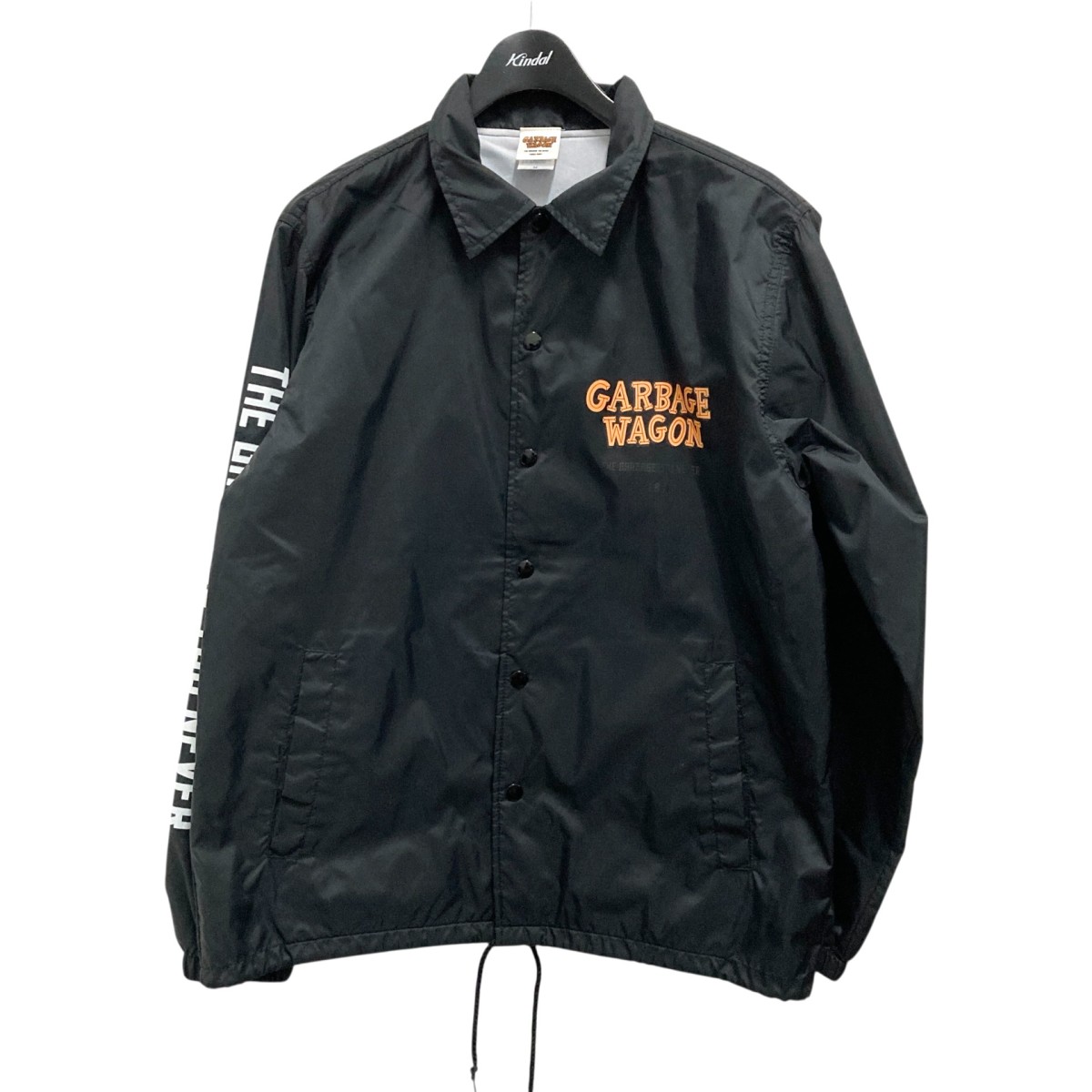 【中古】 GARBAGE WAGON コーチジャケット ブラック サイズ:M 【190226】(ガベージワゴン)