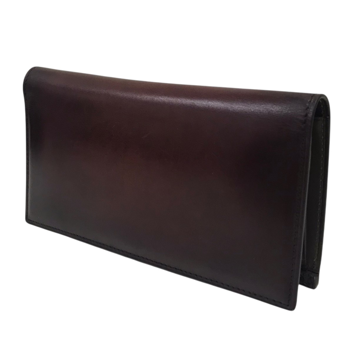 【中古】 Berluti　 バディ ルティ フラップ ロングウォレット 長財布 バーガンディー 【190226】（ベルルッティ）