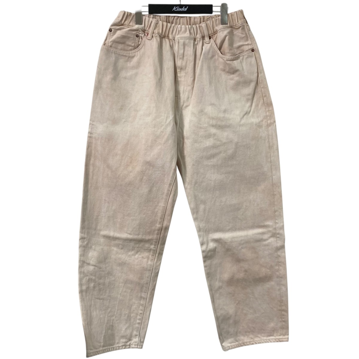 【中古】 YOKOSAKAMOTO 5POCKET EASY PANTS イージーデニムパンツ YS 25SS 17 ライトピンク サイズ：M 【価格見直し】